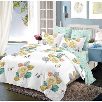 Lenjerie de pat bumbac finet cu elastic – 6 piese | 11125-V