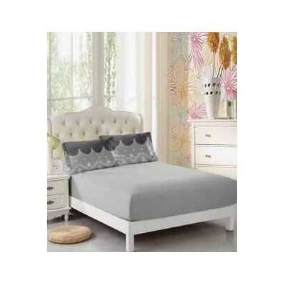 Lenjerie de pat bumbac finet cu elastic – 6 piese | 11508-V