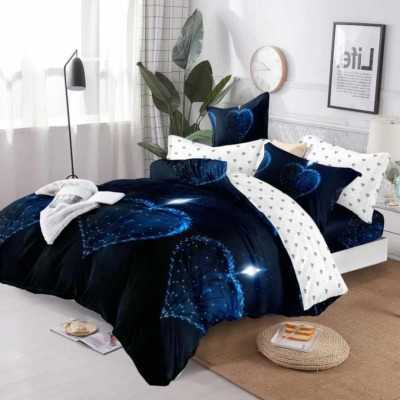 Lenjerie de pat bumbac cocolino – 4 piese | 2587-R