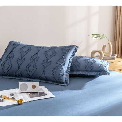 Lenjerie de pat bumbac finet cu elastic Premium – 4 piese | 11724-CN