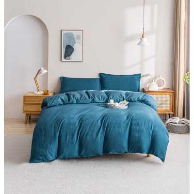 Lenjerie de pat bumbac finet cu elastic Premium – 4 piese | 11726-CN