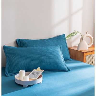 Lenjerie de pat bumbac finet cu elastic Premium – 4 piese | 11726-CN