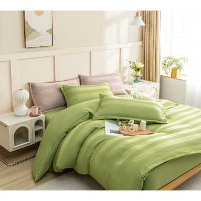 Lenjerie de pat bumbac finet cu elastic Premium – 4 piese | 11729-CN