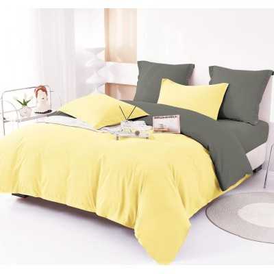 Lenjerie de pat bumbac finet uni – 6 piese | 12012-V