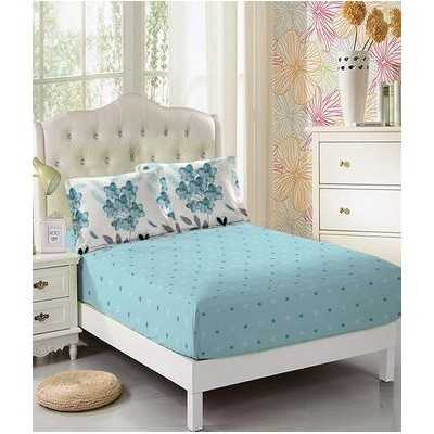 Lenjerie de pat bumbac finet cu elastic – 6 piese | 12395-V