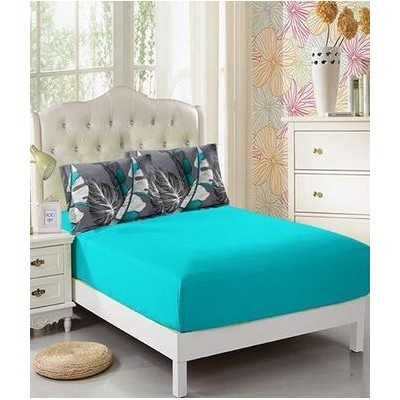 Lenjerie de pat bumbac finet cu elastic – 6 piese | 12396-V