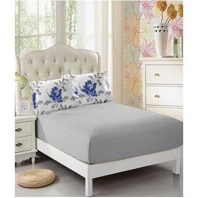 Lenjerie de pat bumbac finet cu elastic – 6 piese | 12397-V