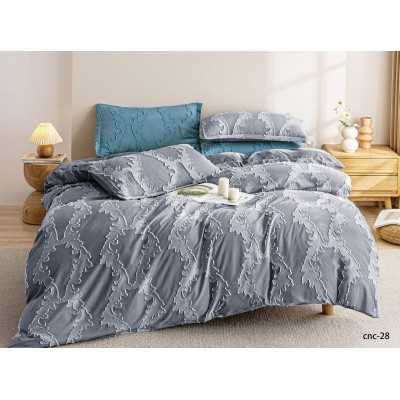 Lenjerie de pat bumbac finet cu elastic Premium – 4 piese | 12442-CN