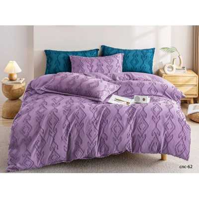 Lenjerie de pat bumbac finet cu elastic Premium – 4 piese | 12454-CN