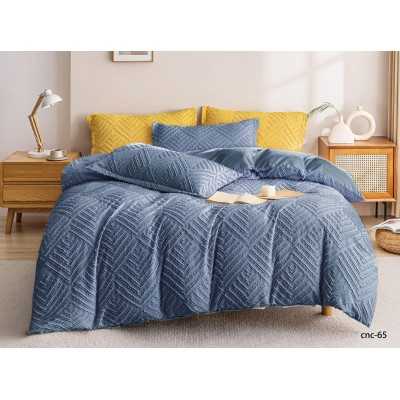 Lenjerie de pat bumbac finet cu elastic Premium – 4 piese | 12456-CN