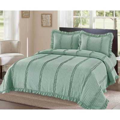 Cuvertura de pat bumbac satinat – 3 piese | 12462-P