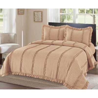 Cuvertura de pat bumbac satinat – 3 piese | 12467-P