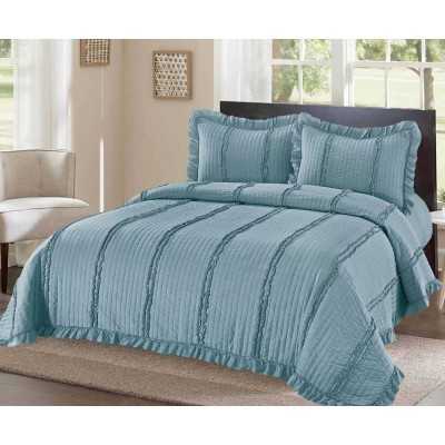 Cuvertura de pat bumbac satinat – 3 piese | 12468-P