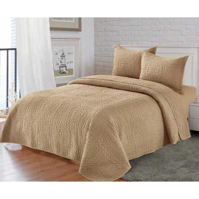 Cuvertura de pat bumbac satinat – 3 piese | 12470-P