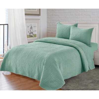 Cuvertura de pat bumbac satinat – 3 piese | 12474-P