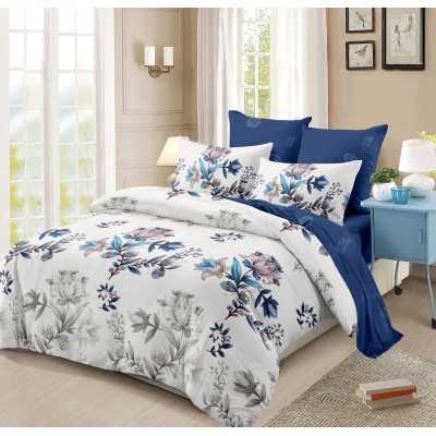 Lenjerie de pat bumbac finet cu elastic – 6 piese | 12541-V