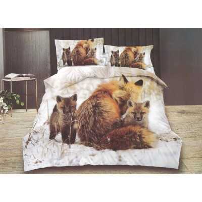 Lenjerie de pat bumbac satinat 3D – 4 piese | 574