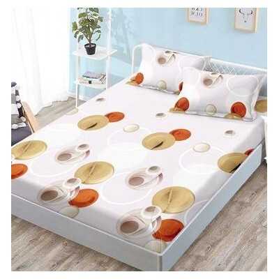 Lenjerie de pat bumbac satinat cu elastic – 4 piese | 12639-TL