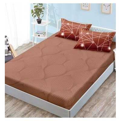 Lenjerie de pat bumbac satinat cu elastic – 4 piese | 12641-TL