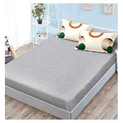 Lenjerie de pat bumbac satinat cu elastic – 4 piese | 12648-TL