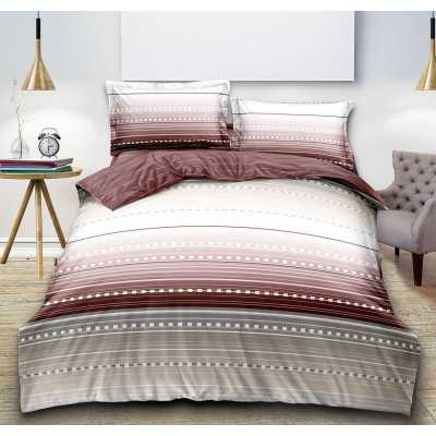 Lenjerie de pat bumbac finet cu elastic – 4 piese | 12940-V