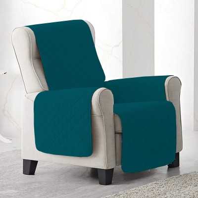 Cuvertura matlasata fotoliu – bleumarin