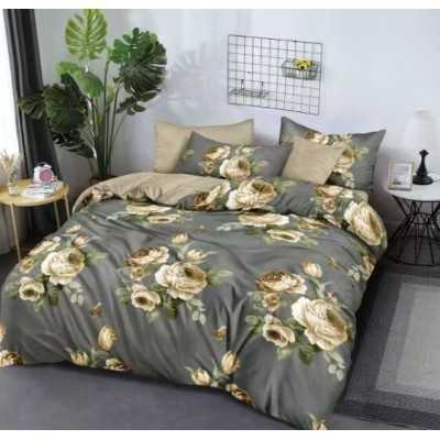 Lenjerie de pat bumbac finet cu elastic – 6 piese | 13455-TL