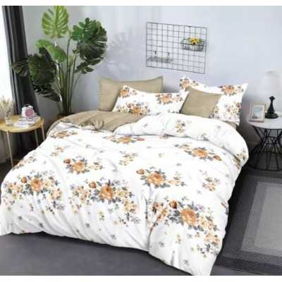 Lenjerie de pat bumbac finet cu elastic – 6 piese | 13458-TL