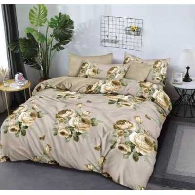 Lenjerie de pat bumbac finet cu elastic – 6 piese | 13463-TL