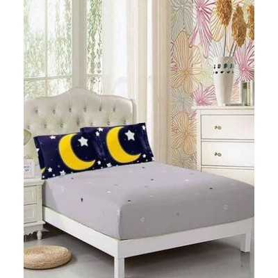 Lenjerie de pat bumbac finet cu elastic – 6 piese | 13521-PR