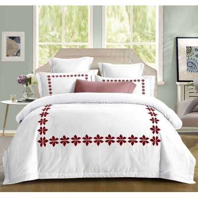 Lenjerie de pat 100% bumbac – cu elastic – 4 piese | 14200-PR