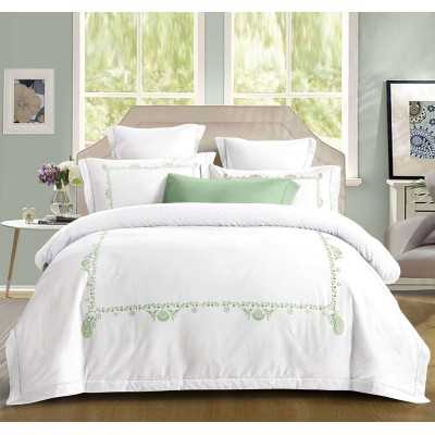 Lenjerie de pat 100% bumbac – cu elastic – 4 piese | 14202-PR