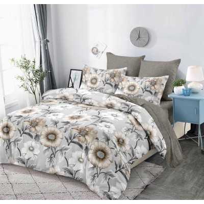 Lenjerie de pat bumbac finet cu elastic – 6 piese | 14223-V