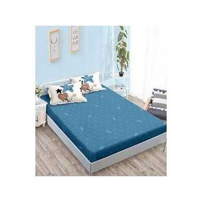 Lenjerie de pat bumbac finet cu elastic – 6 piese | 14230-V