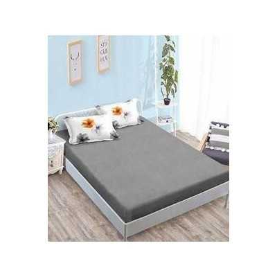 Lenjerie de pat bumbac finet cu elastic – 6 piese | 14232-V