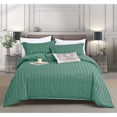 Lenjerie de pat damasc Premium cu elastic – 1 persoana – 4 piese | 14249-PR