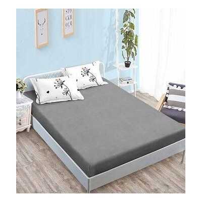 Lenjerie de pat bumbac finet cu elastic – 6 piese | 14286-V