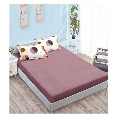 Lenjerie de pat bumbac finet cu elastic – 6 piese | 14287-V