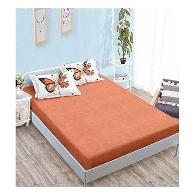 Lenjerie de pat bumbac finet cu elastic – 6 piese | 14288-V