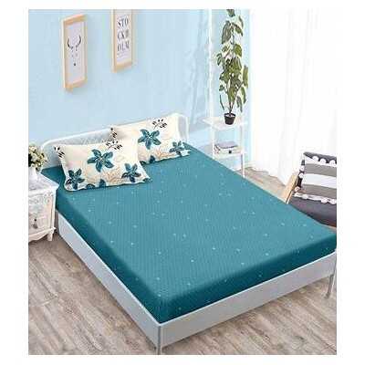 Lenjerie de pat bumbac finet cu elastic – 6 piese | 14289-V