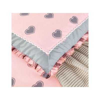 Lenjerie de pat 100% bumbac Brodat – 4 piese | 14319-VH