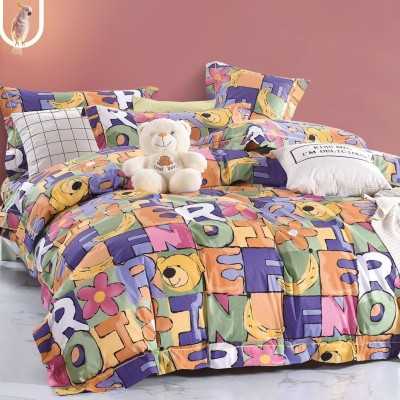 Lenjerie de pat 100% Bumbac Romanesc – 1 persoana – 4 piese | 14420-PR