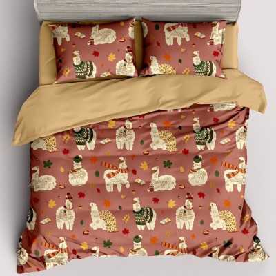 Lenjerie de pat 100% Bumbac Romanesc – 1 persoana – 4 piese | 14425-PR