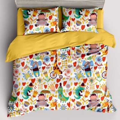 Lenjerie de pat 100% Bumbac Romanesc – 1 persoana – 4 piese | 14426-PR