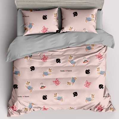 Lenjerie de pat 100% Bumbac Romanesc – 1 persoana – 4 piese | 14428-PR