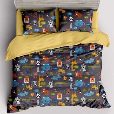 Lenjerie de pat 100% Bumbac Romanesc – 1 persoana – 4 piese | 14429-PR