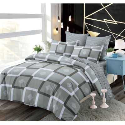 Lenjerie de pat bumbac finet cu elastic – 6 piese | 14446-PR