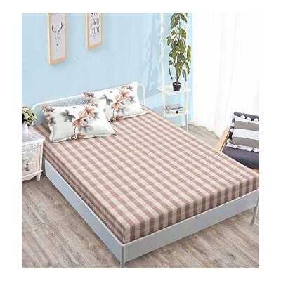 Lenjerie de pat bumbac finet cu elastic – 6 piese | 14719-V