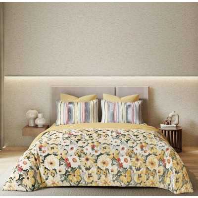 Lenjerie de pat 100% bumbac – imprimeu digital – cu elastic – 6 piese | 14784-PR