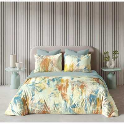 Lenjerie de pat 100% bumbac – imprimeu digital – cu elastic – 6 piese | 14793-PR